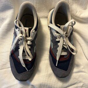New Balance 997R Sneakers — Navy/Grey/Burgundy — US 9 — 2024 — EUC